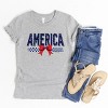 The Juniper Shop America Galaxy Coquette  Youth Short Sleeve Tee - 4 of 4
