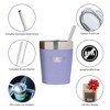 Healthy Human Stainless Steel Tumbler with Straw |(12oz, Lilac) - 2 of 4