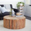 Rustic Reclaimed Wood Coffee Table Brown - Olivia & May - image 2 of 4