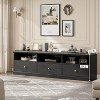 TV Stand for TVs Up to 80", 70in Entertainment Center with Storage Drawer and Open Shelves,Modern TV Console Media Cabinet for Living Room - 3 of 4