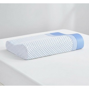 LISM Memory Foam Neck Bed Pillow,Ergonomic Cervical Pillow for Side Back Stomach Sleeper - 1 of 4