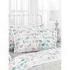 Togas Jumbo White/Turquoise Pillowcase Baby - 2 of 3