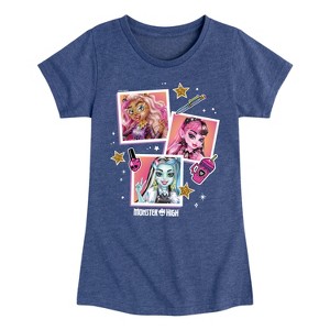 Girls' - Mattel - Girl Squad Pop Art Fitted Short Sleeve Graphic T-Shirt - 1 of 4