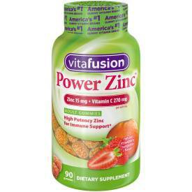 Vitafusion Power Zinc Dietary Supplements - 90ct