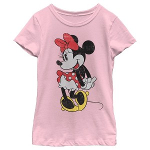 Girl's Disney Retro Minnie T-Shirt - 1 of 4
