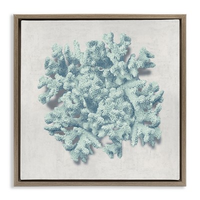 Stupell Industries Coral Blue Sea Beach Design, 25" x 25"