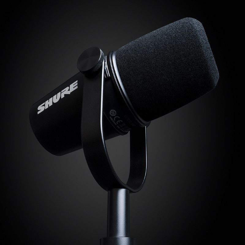 Shure MV7 USB/XLR Dynamic Microphone for Podcasting, Recording, Live Streaming & Gaming with Built-in Headphone Output, 4 of 17