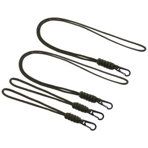 Unique Bargains Keys Whistle Badge Holder Wrist Lanyard with Sling Clip 4 Pcs - 1 of 4