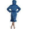 Harry Potter Juniors' Striped Hooded Plush Fleece Robe Pajama - 3 of 4