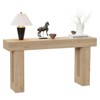 63" Farmhouse Industrial Narrow Console Table - Rectangular Sofa Table for Entryway, Behind Couch, Hallway & Living Room - 2 of 4