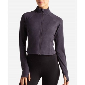 Women's Cropped Melange Jacket - Danskin - 1 of 3