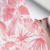 Tropical Leaves Peel & Stick Wallpaper Pink - Opalhouse™: Removable Vinyl, Botanical Leaf Pattern, Self-Adhesive, 27.5 Sq Ft Coverage - 4 of 4