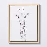 11x14 Framed Canvas Giraffe - Cloud Island™