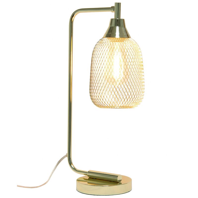  Industrial Mesh Desk Lamp Matte - Lalia Home, 3 of 11