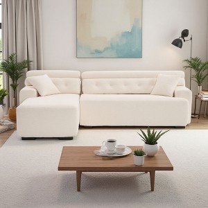 105" Chenille L-Shaped Modular Sectional Sofa - 1 of 4