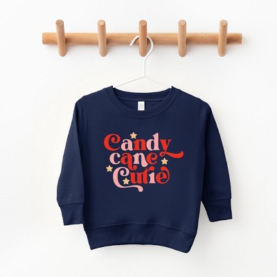 The Juniper Shop Candy Cane Cutie Stars Youth Ultra-Soft Graphic Sweatshirt