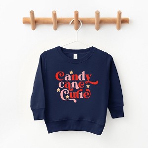 The Juniper Shop Candy Cane Cutie Stars Youth Ultra-Soft Graphic Sweatshirt - 1 of 3