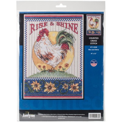 Janlynn Counted Cross Stitch Kit 9"X11"-Rise & Shine (14 Count)