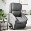 vidaXL Stand up Recliner Chair Power Lift Reclining Armchair Faux Leather - 2 of 4