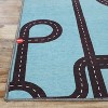 Country Road Non-Slip Kids Playroom Nursery Washable Indoor Area Rug by Blue Nile Mills - 3 of 4