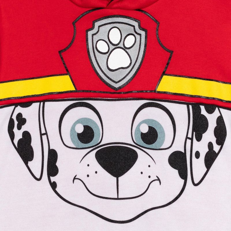 Paw Patrol Chase Marshall Rubble Zuma Fleece Pullover Hoodie Toddler to Little Kid, 4 of 8