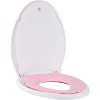 Round Toilet Seat with Toddler Seat Built in, Potty Training Toilet Seat Round Fits Both Adult and Child, with Slow Close and Magnets - 2 of 3