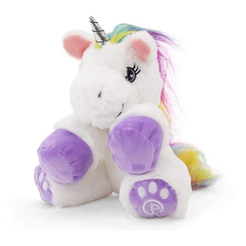 Fao Schwarz Glow Brights Toy Plush Led With Sound White Unicorn 15 Stuffed  Animal : Target