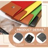 Unique Bargains Felt Soft Portable Storage Scratch-Resistant Eyeglasses Bag 2 Pcs - 3 of 4