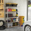 Costway 3 PCS 5 Tier Adjustable Garage Shelving Unit with 2200 lbs Max Load for Warehouse Black/Grey/Blue/Silver - 2 of 4
