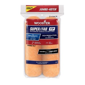 Wooster Super/Fab FTP Knit 6 1/2 in. W X 1/2 in. Jumbo Paint Roller Cover 2 pk (Case of 12) - 1 of 1