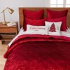 BH Caserta Velvet Red Quilt - Levtex Home - image 2 of 4