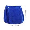 Unique Bargains Men's Bath Wrap Towel for Shower Spa Adjustable Robes with Hair Dry Cap 2 Pcs - 4 of 4