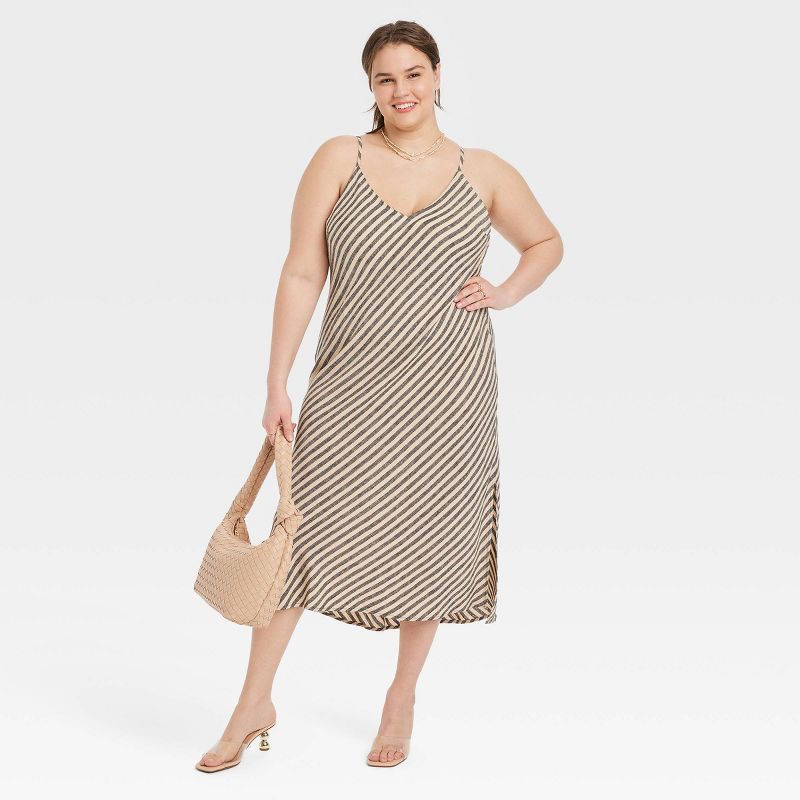 Women's Linen Slip Dress - A New Day™, 4 of 5