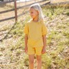 Kids' Organic Athletic Shorts Ochre - Jackalo - 4 of 4