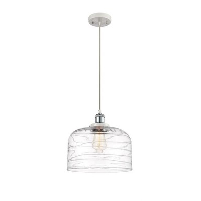 Bell - 1 Light Cord Hung Mini Pendant In Industrial Style-11.38 Inches Tall and 12 Inches Wide