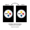 Evergreen NFL Pittsburgh Steelers Applique House Flag 28 x 44 Inches Outdoor Decor for Homes and Gardens - 4 of 4