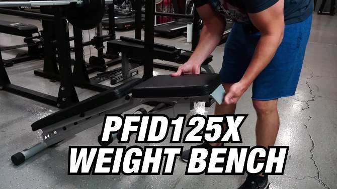 Powerline Adjustable Weight Bench, 2 of 6, play video