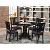 Dining Table Set with Chairs - Kitchen Dinette Table & 4 Chairs - Modern Style - 2 of 4