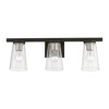Livex Lighting Cityview 3 - Light Vanity in  Black/Brushed Nickel - 4 of 4