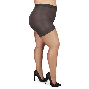 Memoi Curvy Ultra Sheer Control Top Pantyhose City - 1 of 2