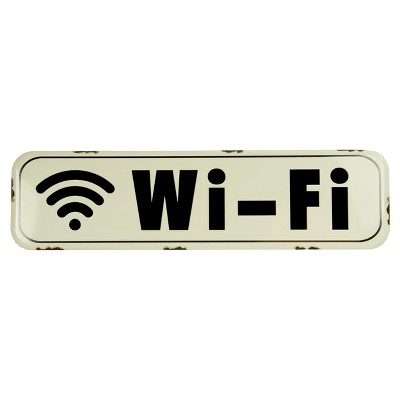 VIP Metal 27.5 in. Black Icon Wi-Fi Sign