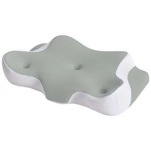 ChicFurnit Bed Pillows Supportive Memory Foam Pillow for Shoulder Ergonomic Neck Support Pillow for Bedroom, Gray, 24.02"*15.35"*5.12" - 1 of 4