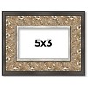 PosterPalooza | Photo Size Ornate Silver Picture Frame - UV Acrylic, Foam Board Backing, Hanging Hardware - 2 of 4
