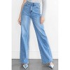 Women's Stud Wide Leg Jeans - Vibrant Miu - 2 of 4