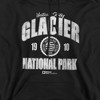 Men's Glacier National Park Established Date Pull-Over Hoodie - 2 of 4