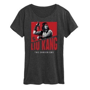 Women's - Mortal Kombat - Liu Kang The Chosen One Short Sleeve Graphic T-Shirt - 1 of 4