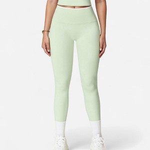 Anna-Kaci Active Women's High Waist Seamless Leggings with Tummy Control and Sculpting Fit for Active or Casual Everyday Wear - 1 of 4