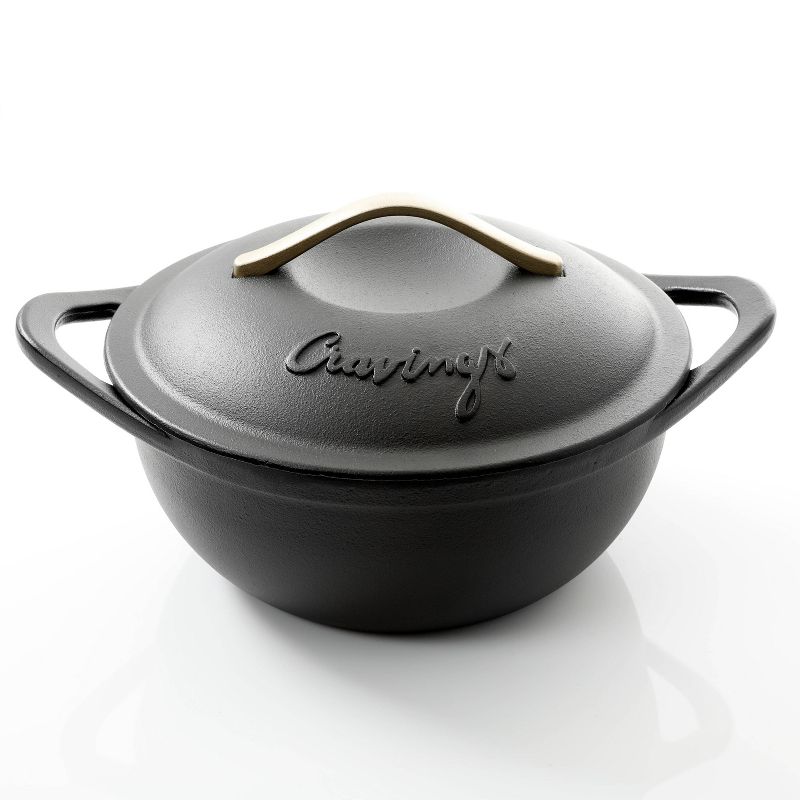 Cravings by Chrissy Teigen 5qt Cast Iron Dutch Oven with Lid, 1 of 7