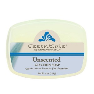 Clearly Naturals Glycerin Soap Unscented 4 Oz - 1 of 3