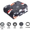 Elegant Comfort Super Soft Christmas Prints Blanket Home D¨¦cor, Warm Cozy Throws for Winter Bedding. - 4 of 4